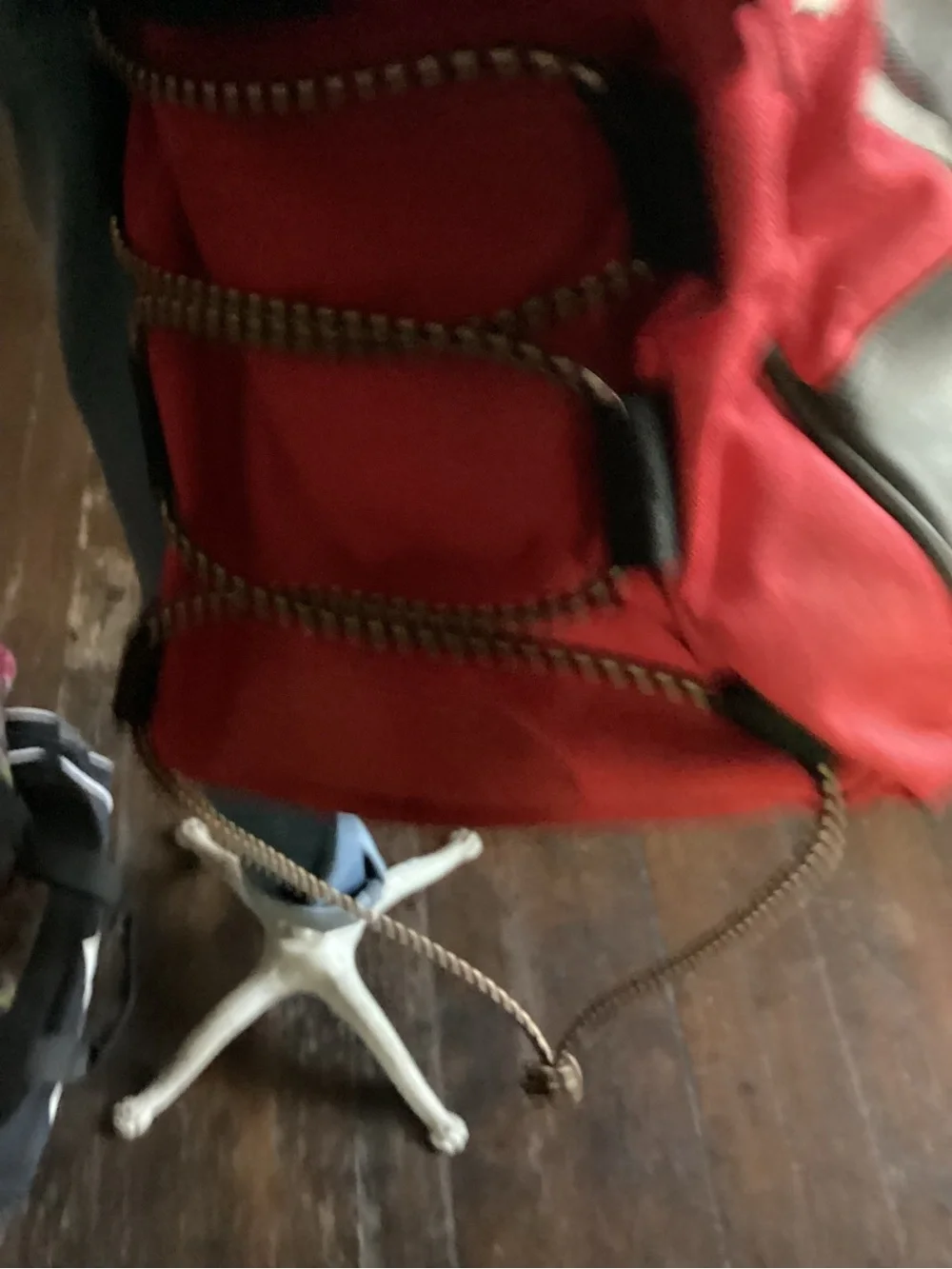 FUBU  L collection Red and Black Duffel